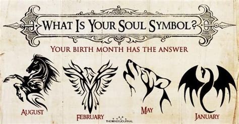 What Is Your Soul Symbol? Your Birth Month Has the Answer | Birth month symbols, Birth month ...