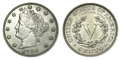 1896 Liberty Head "V" Nickel Coin Value Prices, Photos & Info