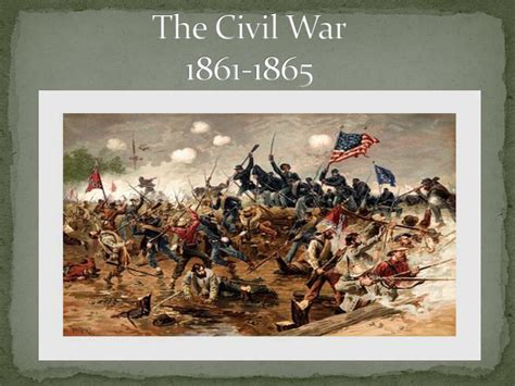 PPT - The Civil War 1861-1865 PowerPoint Presentation, free download ...