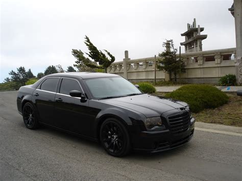 All black Chrysler 300c SRT8