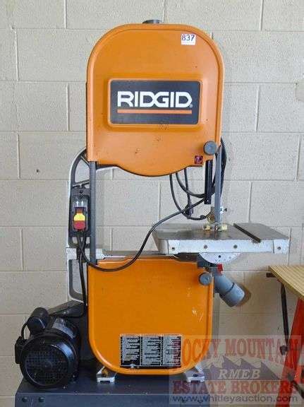 Nice Ridgid Band Saw with Stand. - Rocky Mountain Estate Brokers Inc.