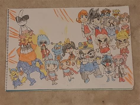 The entire Warioware cast!!!! by ShadowThePorcupine64 on DeviantArt