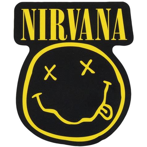 Nirvana Sticker | Band stickers, Rock band logos, Band logos