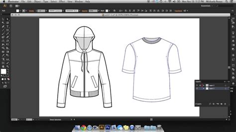 Adobe Illustrator Clothing Templates