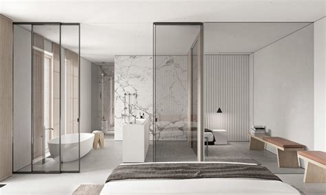 glass wall bathroom | Interior Design Ideas