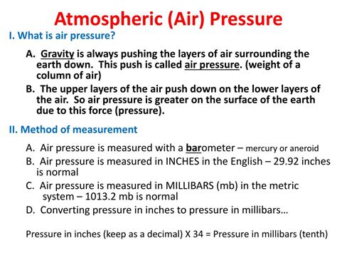 PPT - Atmospheric (Air) Pressure PowerPoint Presentation, free download ...