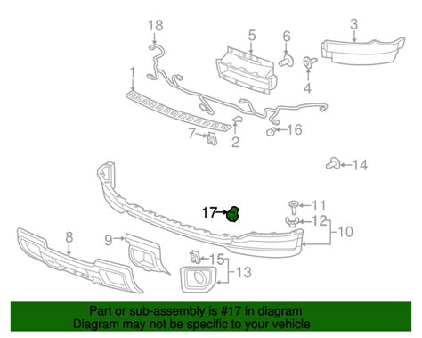 2015-2019 GMC Bracket 23276809 | GetOEMParts.com