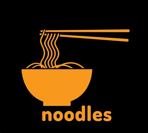 Noodles Bowl Vector Logo Vector Download