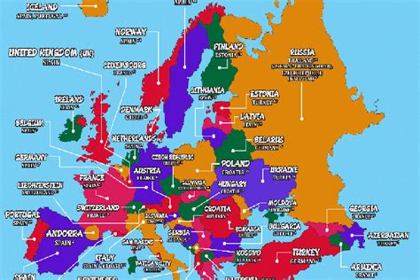 Top Vacation Destinations From Each Country In Europe [Infographic ...