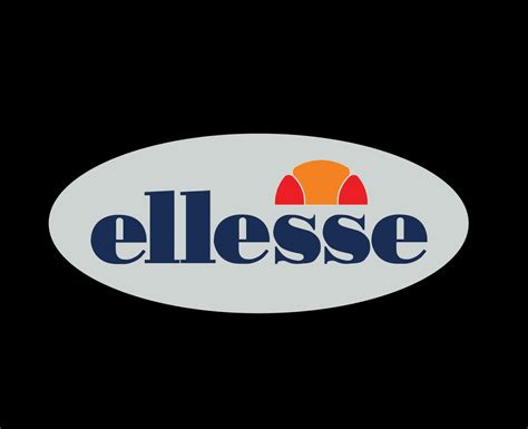 Ellesse Brand Symbol Clothes Logo Design Vector Illustration With Black Background 23869616 ...