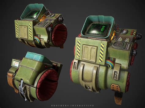 ArtStation - Pip-boy 2000 – Game Res Asset, Brothers Interactive | Pip boy, Pip boy 2000, Retro ...