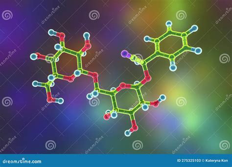 Amygdalin, Laetrile Molecule, Is A Naturally Occurring Cyanogenic ...