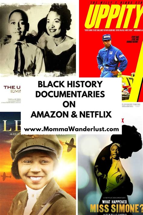 Black History Documentaries on Amazon and Netflix | Momma Wanderlust ...