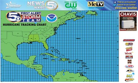 Print your free First Alert Storm Team Hurricane Tracker Map – WKRG News 5