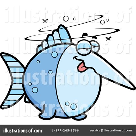 Swordfish Clipart #1106998 - Illustration by Cory Thoman