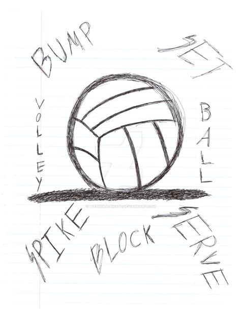 Volleyball Sketch by LeesNinjaPirate on DeviantArt