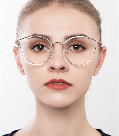 Hecate Round Clear Eyeglasses with Grace | Zinff Optical