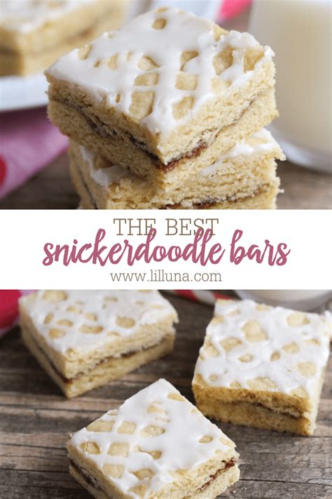 Snickerdoodle Bars {Sweet & Delicious!} | Lil' Luna