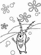 Pin On Plankton Coloring Page sketch template