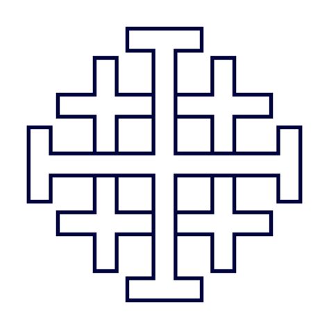 Jerusalem Cross (The Crusader Cross) Meaning, Symbolism And Origin