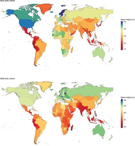 Figures and data in A century of trends in adult human height | eLife