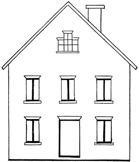 Drawing a House 1 | ClipArt ETC