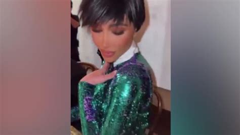 The Kardashians all dressed up as Kris Jenner for her birthday and it's ...