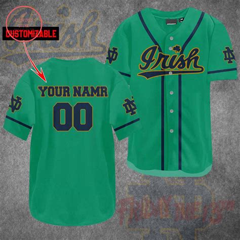 Notre Dame Fighting Irish customized Baseball Jersey - Kaiteez