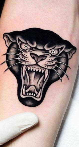 Discover 76+ black panther tattoo traditional - in.coedo.com.vn