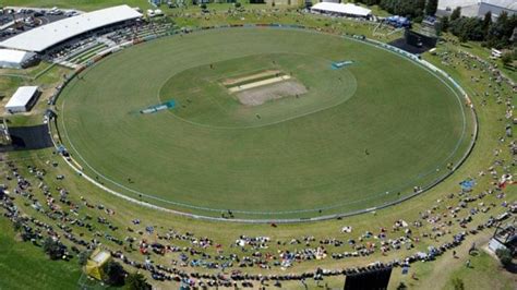 Bay Oval Mount Maunganui boundary dimensions: Bay Oval Cricket ground boundary length in meters ...