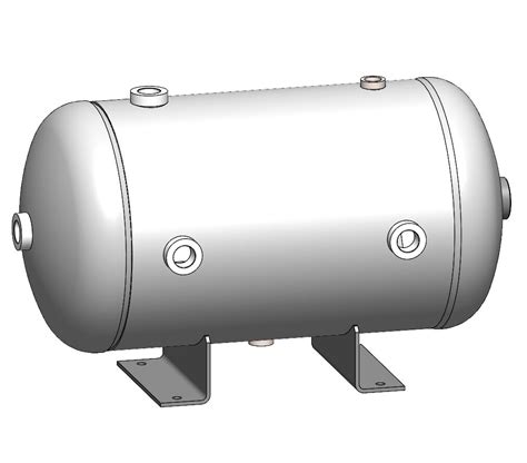 10 Gallon 200 PSI Horizontal Air Tank with Feet by Morganton - Warthog ...