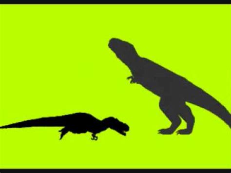 T-Rex vs Albertosaurus - YouTube