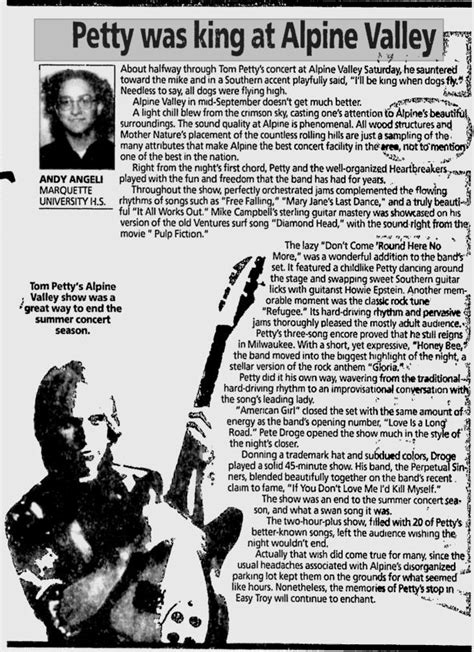 Milwaukee Journal-Sentinel - September 21, 1995 - The Petty Archives