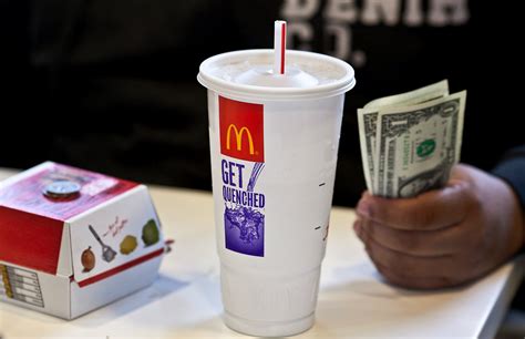 McDonald's soft drinks will soon cost $1