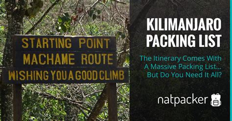 My Kilimanjaro Packing List: What You Need On The Trek