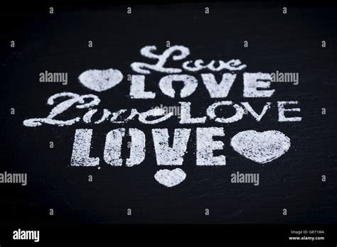 Love Letters And Heart Stock Photo - Alamy