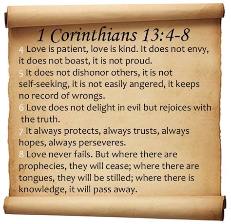 Bible Scriptures - 1 Corinthians 13:4-8 (Audio Bible Scriptures) | Facebook