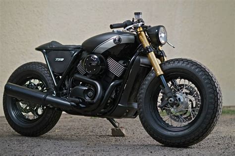 Harley-Davidson-India-Street-750-Modified-Cafe-Racer-Photo #harleydavidsonstreet750india #harley ...