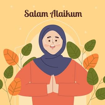 Free Vector | Hand drawn flat design salam illustration