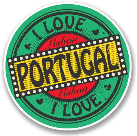 Stickers I love Lisbon Portugal - France-Portugal.com