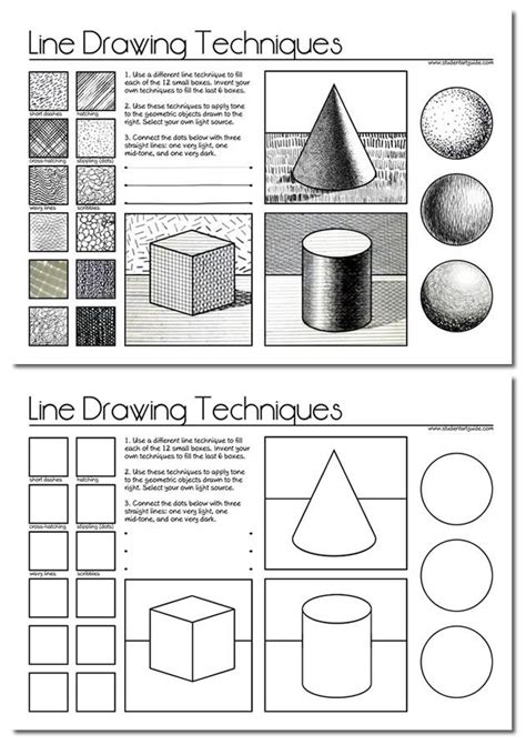 Line Drawing: A Guide for Art Students | Art teacher resources, Art lesson plans, Student art guide