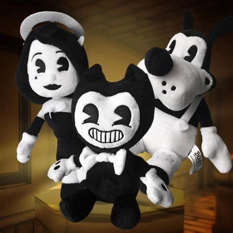 Bendy, Alice & Boris Beanie Plush Bundle with Squeaker (ONLINE EXCLUSIVE) | Bendy and the ink ...