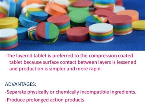 Tablet types and Excipients