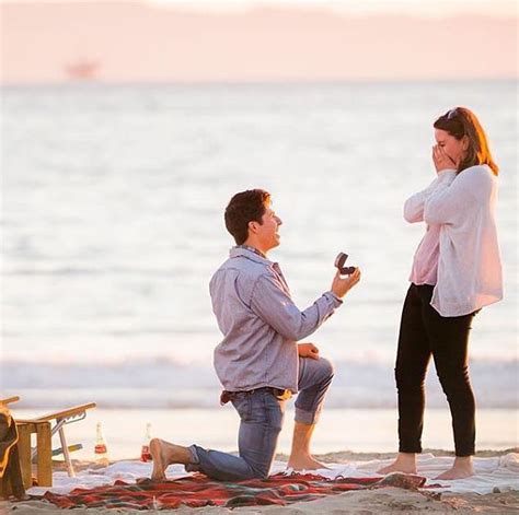 Beach Proposal Sunset - Beach