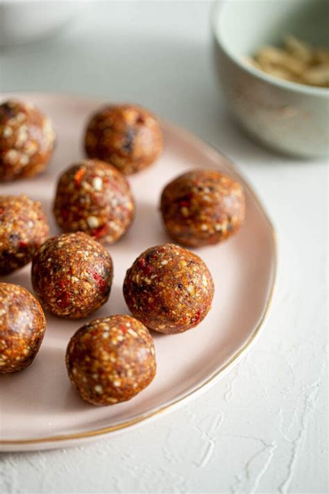 Easy Goji Berry Balls Recipe - Running on Real Food