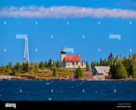 Copper Harbor Light, Copper Harbor, Michigan, USA Stock Photo - Alamy