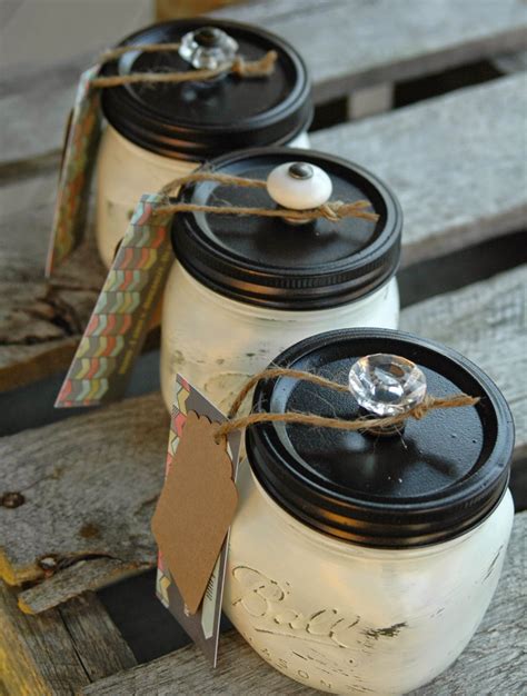 {Craft Fair} Painted Mason Jars and Weathered Wood Boxes | Little House of Four - Creating a ...