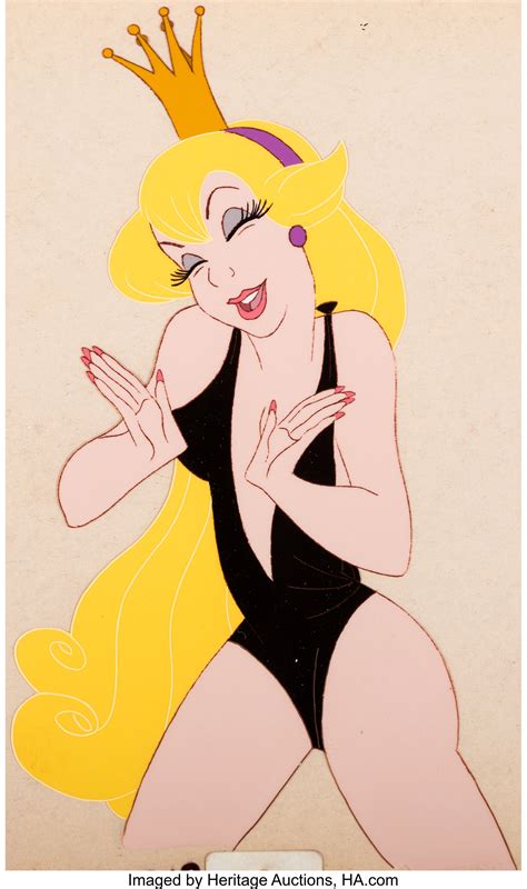 Dragon's Lair Princess Daphne Production Cel (Don Bluth, 1983 ...