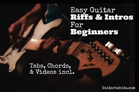 Top 25 Easy Guitar Riffs and Intros - GUITARHABITS