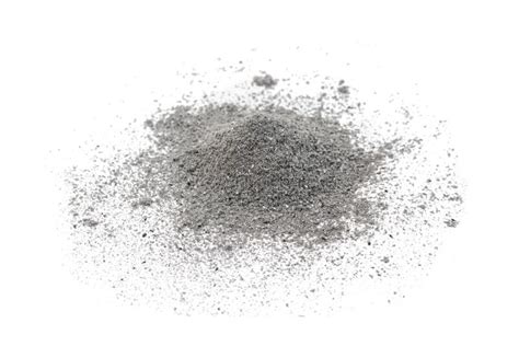 Ash Pile Isolated on White Background, Texture, Ash Wednesday Concept ...